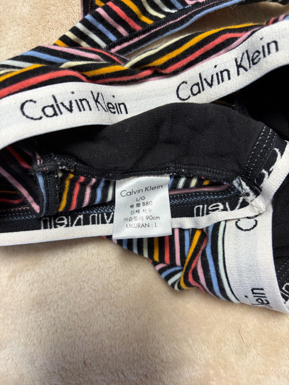 Calvin Klein Racerback Bra - Picture 3 of 3